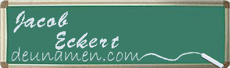 Jacob Eckert Visitenkarte